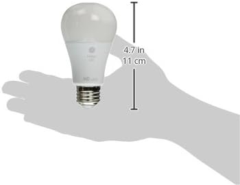 A GE Lighting Nyugi HD 19 Általános Célú LED-es Izzó, 60 Wattos Csere, Puha, Fehér, Közepes Bázis, Szabályozható, 2-Pack