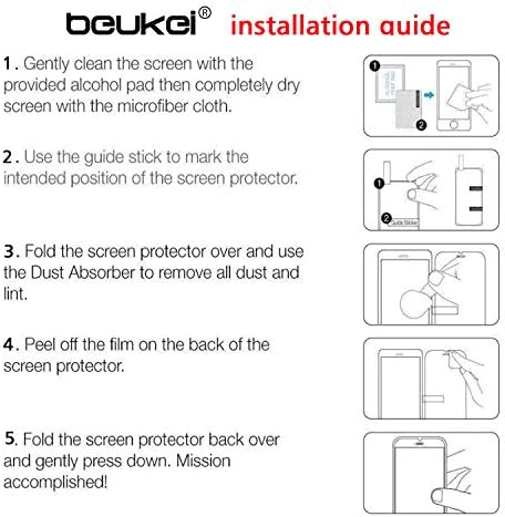 beukei (4 Doboz) Kompatibilis Szuper Nord N200 5G képernyővédő fólia, Edzett Üveg, Érintésre Érzékeny,az Ügy Barátságos,