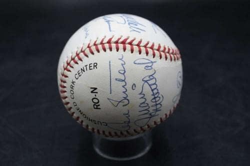 Hall Of Fame Kancsók Aláírt Baseball Autogramot Koufax/seaver +9 Társasággal Loa D5833 - Dedikált Baseball