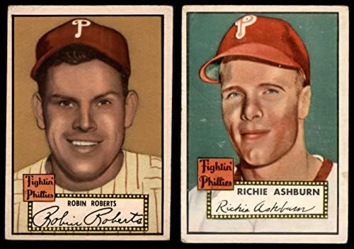 1952 Topps Philadelphia Phillies Alacsony Száma Csapat készen áll Philadelphia Phillies (Set) VG/EX+ Phillies