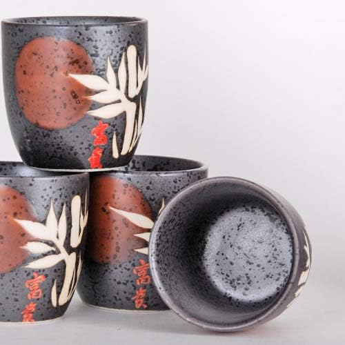 Boldog Értékesítés, Japán Stílus Kedvéért Szett 12 fl oz Porcelán Kedvéért Tokkuri Üveg Palack Négy Ochoko Csésze Drinkware