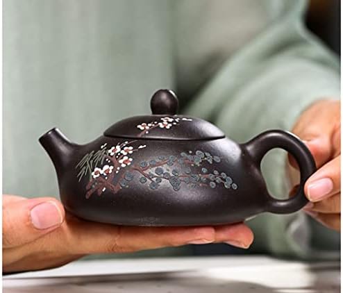 UXZDX Lila Agyag Teáskanna Kézzel készített Golyó Lyukba Szűrés teáskannában Kínai Zisha Tea Kanna Tea-Szertartás (Szín :