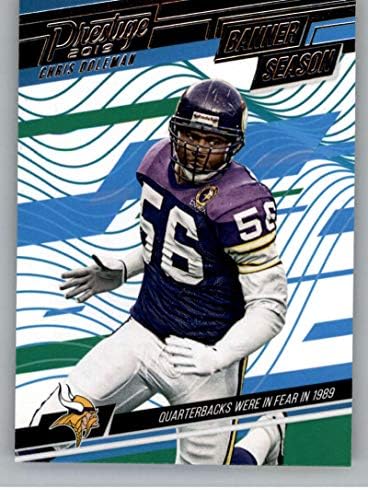 2019 Panini Prestige Banner Szezon 7 Chris Doleman Minnesota Vikings NFL Labdarúgó-Trading Card