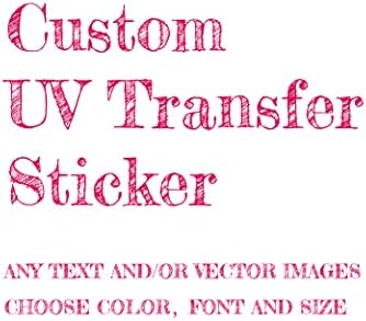 Személyre szabott UV Transzfer Matrica-tervezd meg A saját Egyéni - Bármilyen Szöveg/Kép/Logo-Öntapadós Kristály Címke -