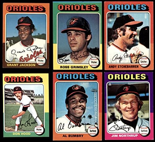 1975 Topps Baltimore Orioles Közelében Csapat készen áll Baltimore Orioles (Set) VG+ Orioles