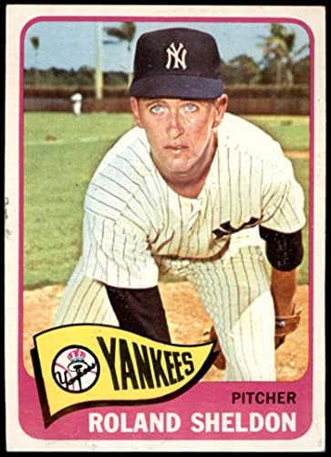 1965 Topps 254 Roland Sheldon New York Yankees (Baseball Kártya) EX+ Yankees