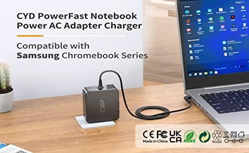 CYD 26W 12V Laptop hálózati Kábel, Kompatibilis a Samsung Chromebook Töltő Xe503c12 PA-1250-98 Xe500c13 Xe500c12 Xe501c13