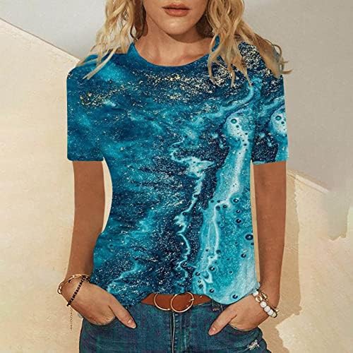 Aranyos Maximum a Nők 2023 Erezettel Nyomtatott Grafikai Tees Nyári Sleeve T-Shirt Laza Rövid Ujjú Póló Blúz