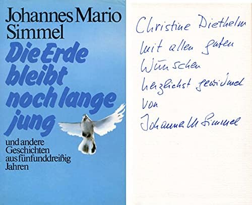 Johannes Mario Simmel (+) IRODALOM autogram, dedikált könyvet