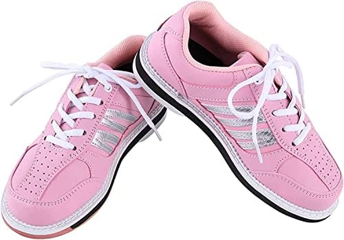 GEMECI Rózsaszín Bowling Cipő Női Bowling Cipő Bőr Lélegző Bowling Cipőt Kényelmes, Lélegző Edzés Cipők