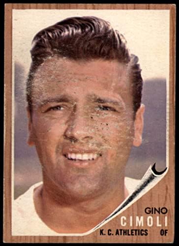 1962 Topps 402 Gino Cimoli Kansas City Atlétika (Baseball Kártya) JÓ Atlétika