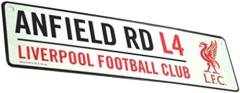 A Liverpool FC Hivatalos Foci 3D Dombornyomott Lógó Fém Tábla