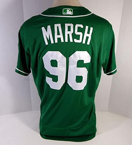 2021 Kansas City Royals Alec Marsh 96 Játék Kiadott Zöld Jersey-St Patricks 70 - Játék Használt MLB Mezek