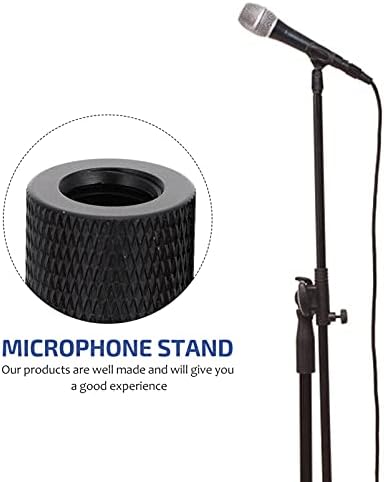 EXCEART Mikrofon Boom Állvány 8 Db Mikrofon Jogosultja Csavarok, Alumínium Kamera Kellékek (Fekete) Gimbal Kamera