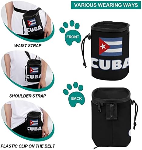 Kubai Zászló Kutya Kezelésére Tok Aranyos Képzés Táska kutyaeledel Táskák Derék vállpánt