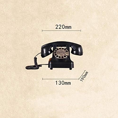 WALNUTA Vintage Retro Telefon Tárcsa Lemez Antik Telefonok Asztal Vezetékes Telefon Hónap/Irodai Otthoni Nappali Dekor, Csodálatos