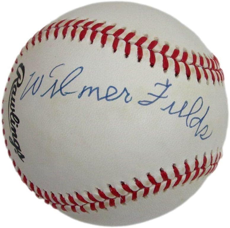 Wilmer Mezők Aláírt ONL Baseball Néger Liga Tanya Szürkék PSA/DNS - Dedikált Baseball