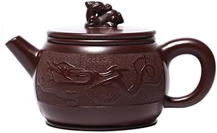 EYHLKM Lila Agyag Teáskannák Nyers Érc Zhu Sár teáskannában Háztartási Kézzel készített Szűrő Vízforraló, Tea (Szín : Egy)
