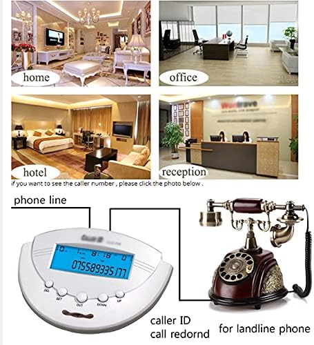 KJHD Európa Stílus Forog Számlap Vintage Vezetékes Telefon, Műanyag Home Office Retro Vezeték Vezetékes Vezetékes Telefon