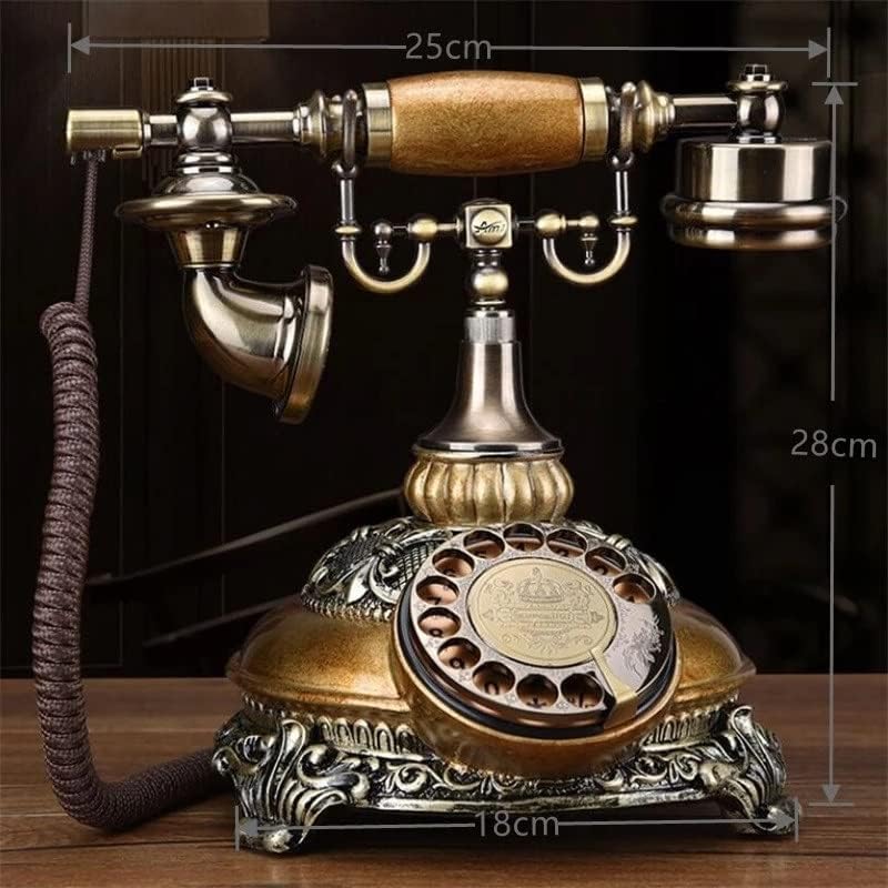 LEPSJGC Fshion Forgó Tárcsa Lansline Telefon, Vezetékes Antik Vezetékes Telefon