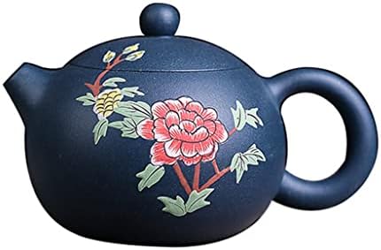 MMLLZEL teáskannában Kézzel készített Lila Agyag Xishi Teáskanna Labdát Lyuk Szűrő Szépség Vízforraló Kínai Tea Ajándékok