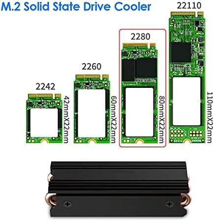 LMMDDP M. 2 szilárdtestalapú Meghajtó Hűvösebb Hűtőborda Asztali PC Számítógép Alumínium Réz 2280 SSD Hűtő Hűtő Pad