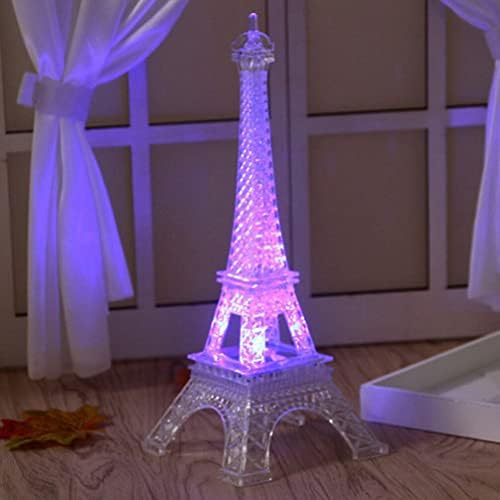 Alipis LED-es Éjszakai Fény, Eiffel-Torony, Szín Változó Éjszakai Lámpa, 7 Szín Asztal Asztal Lámpa, Lámpa Hálószoba Dekoráció,
