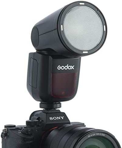 Godox V1 Vaku V1S Kerek Fej Speedlite Vaku TTL 1/8000s HSS Lítium Akkumulátor Sony Kamera