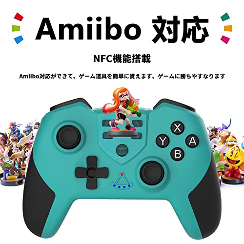 FONLAM Kapcsoló Vezérlő Vezeték nélküli Gamepad a Nintendo Kapcsoló Lite/OLED,Amiibo Támogatás Programozható, Játékvezérlő