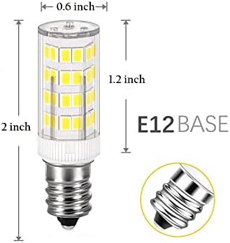 NC E12 LED Izzó 3W (30W Egyenértékű) Meleg Fehér, Nem szabályozható Gyertya Bázis Izzók Csomag 2