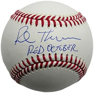 Rob Thomson Dedikált/Feliratos VÖRÖS OKTÓBER OML Baseball Phillies SZÖVETSÉG - Dedikált Baseball