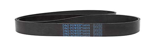 D&D PowerDrive 8PM2390 Metrikus Normál Csere Öv, Gumi, 1 Zenekar