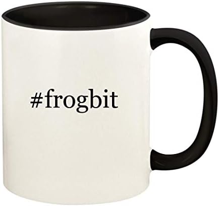 Akar beszélni velem Ajándékok frogbit - 11oz Hashtag Kerámia Színű Fogantyú Belső Bögre Bögre, Fekete