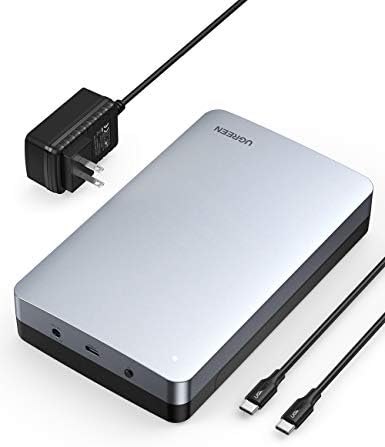 UGREEN Merevlemez Burkolat 3,5 2.5 SATA SSD, HDD Alumínium USB-C 3.1 Gen 2 nagysebességű 6Gbps Külső Merevlemez Esetben HASZNÁLATÁVAL