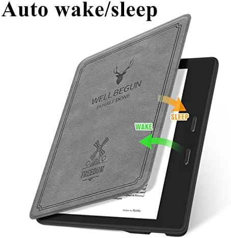 7 Retro Esetben a Kindle Oasis3/2 (10 Gen, Megjelent 2019 & 9 Gen, Megjelent 2017-Ig), Vízálló tok Automatikus Wake/Sleep