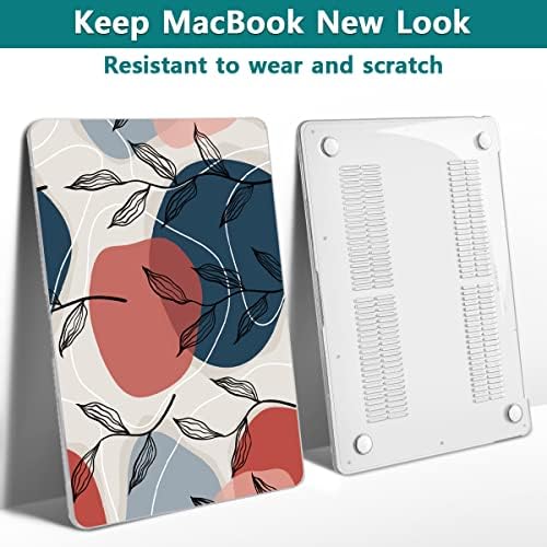 Teryeefi a MacBook Air M2 Esetben 13.6 Hüvelyk 2022 Rlease (Modell:A2681), Műanyag Kemény Héj Takarja a Képernyő Védő & Billentyűzet