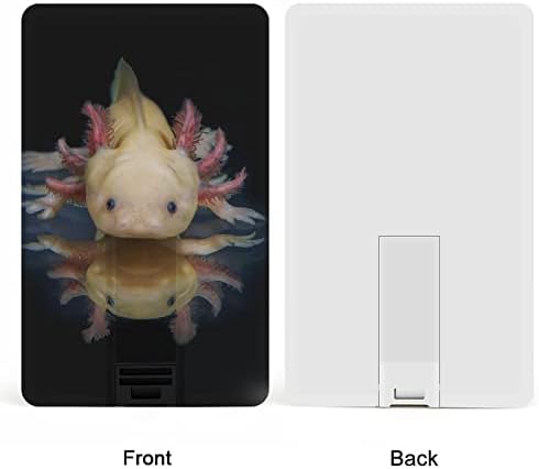 Axolotl a Sötét Hitelkártya USB Flash Személyre szabott Memory Stick Kulcsot Tároló Meghajtó 64G