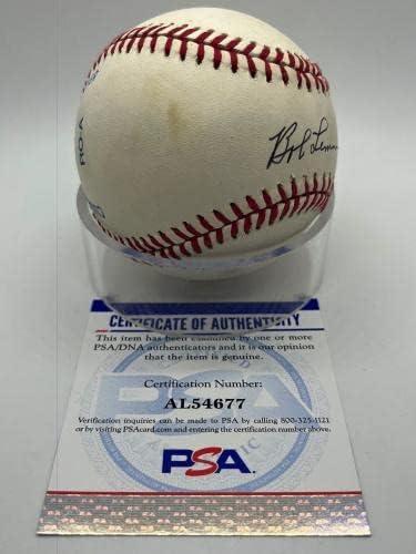 Bob Citrom Cleveland indians Aláírt Autogramot Hivatalos MLB Baseball PSA DNS - *77 - Dedikált Baseball