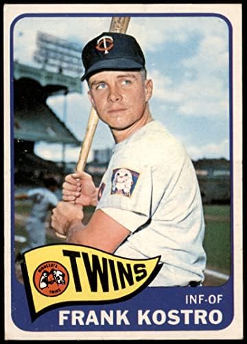 1965 Topps 459 Frank Kostro Minnesota Twins (Baseball Kártya) VG/EX Ikrek