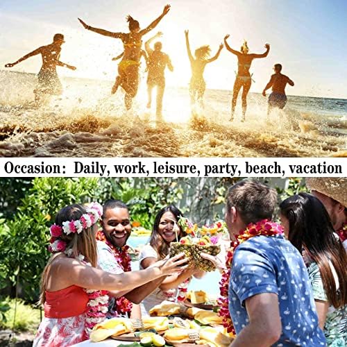 BEUU 2022 Új Férfi Hawaii Ing, Nyári Rövid Ujjú Gomb Lefelé Maximum Trópusi virágmintás Relaxed Fit Póló, Beach