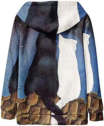NDVYXX Téli Kabátok Női kapucnis felső Női kapucnis felső Női Pulóver Női