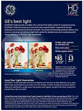 GE Mutatják 4-Pack 60 W Egyenértékű Szabályozható 2850k Szín-Növelő 19 LED Lámpatest Izzók
