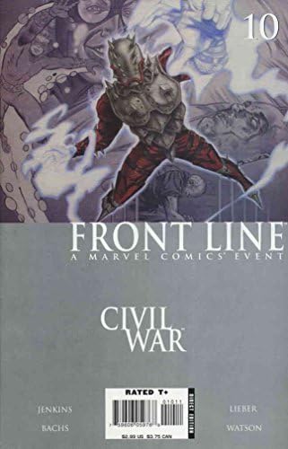 Polgárháború: Első Sorban 10 VF/NM ; Marvel képregény