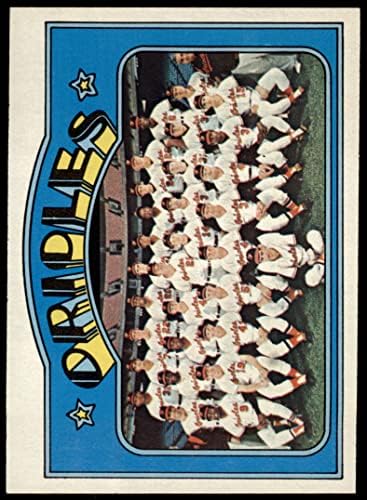 1972 Topps 731 Orioles Csapat Baltimore Orioles (Baseball Kártya) NM+ Orioles