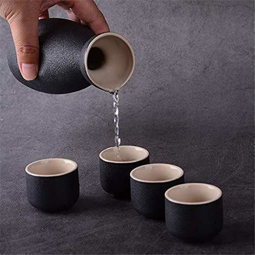YFQHDD 7db Kerámia Kedvéért Pot Cups Beállítása Japán Stílusú Hip Lombikok Haza Konyha, Iroda Kancsó Italt Kupa Drinkware