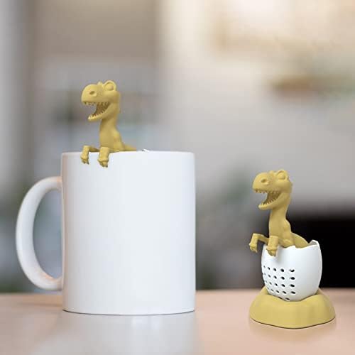 Konyha Szervezet Szilikon Dinoszaurusz Teás Zacskó Tea Szűrő Szűrő Laza Teaszűrő Kávé Hűtőtáska Szervező Kuka