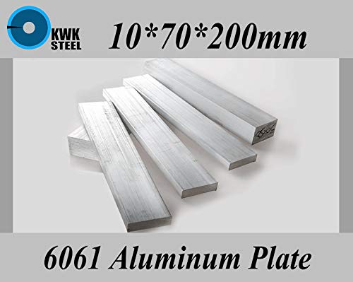 Anncus 10 * 70 * 200mm Ötvözött Alumínium 6061 Lemez, Alumínium Lemez DIY Anyag