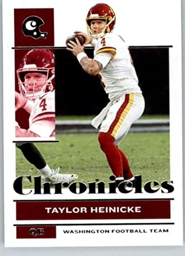 2021 Panini Krónikák 95 Taylor Heinicke Washington Labdarúgó-válogatott NFL Labdarúgó-Trading Card