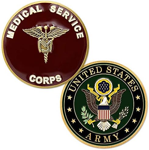 Az AMERIKAI Hadsereg Orvosi Szolgáltatások Hadtest Kihívás Érme