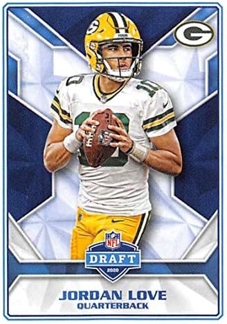 2020 Panini NFL Matrica 557 Jordan Szerelem RC Újonc Green Bay Packers Labdarúgó-Matrica Kártya (Mini, Vékony, Peelable
